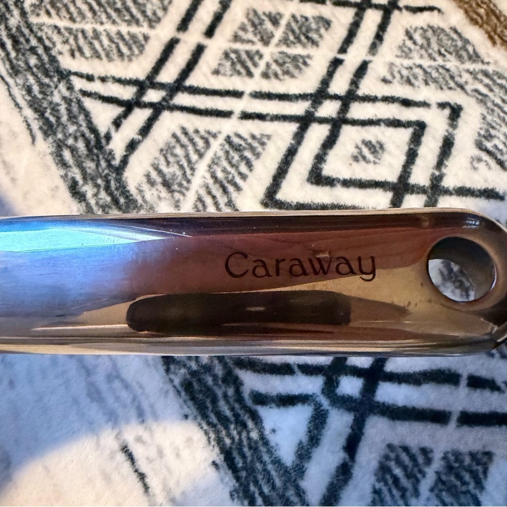 Caraway 3QT Sauce Pan Non Stick Ceramic with Lid - Picture 3 of 7